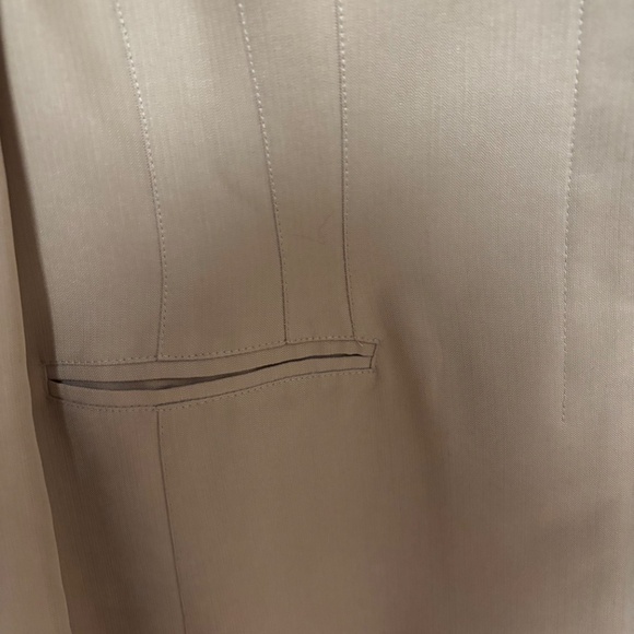 Cleo Tan Blazer Concealed Buttons - Picture 3 of 5